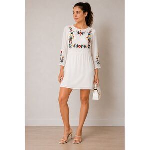 white embroidered dress forever 21 Forever 21 White Floral Dress for Sale up to 90% Off: Poshmark
